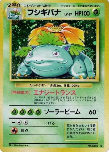 画像1: フシギバナ LV.67 HP100 [No.003] (Venusaur) ★ (1)